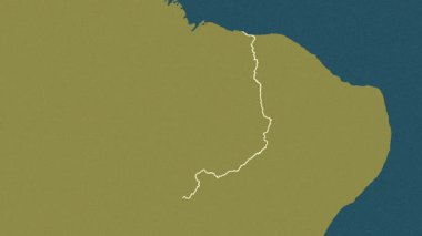 Piaui - Brezilya eyaleti, çıkarıldı. Desen