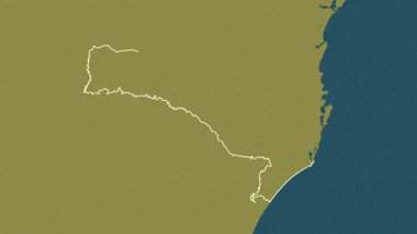 Santa Catarina - Brezilya eyaleti, çıkarıldı. Desen