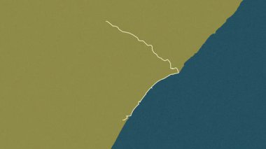 Sergipe - Brezilya eyaleti, çıkarıldı. Desen