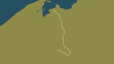 Temburong - Brunei bölgesi, çıkarıldı. Desen