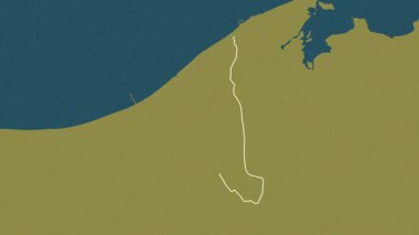 Tutong - Brunei bölgesi, çıkarıldı. Desen