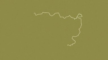 Cascades - Burkina Faso bölgesi, çıkarıldı. Desen