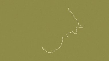 Bamingui-Bangoran - Orta Afrika Cumhuriyeti vilayeti, çıkarıldı. Desen