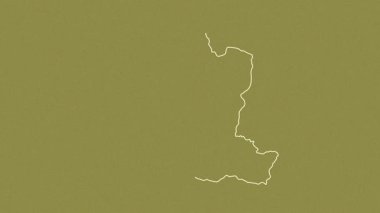 Basse-Kotto - Orta Afrika Cumhuriyeti vilayeti, çıkarıldı. Desen