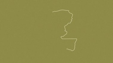 Kemo, Orta Afrika Cumhuriyeti vilayeti, çıkarıldı. Desen