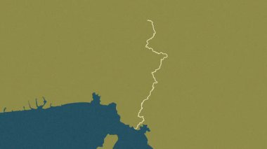 Sud-Ouest - Kamerun bölgesi, boşaltıldı. Desen