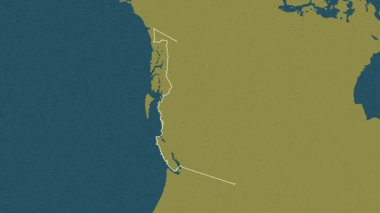 British Columbia - Kanada vilayeti, çıkarıldı. Desen