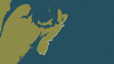 Nova Scotia - Kanada vilayeti, çıkarıldı. Desen