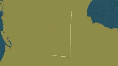 Saskatchewan - Kanada eyaleti, çıkarıldı. Desen