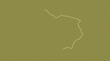 Ouaddai - Çad bölgesi, çıkarıldı. Desen