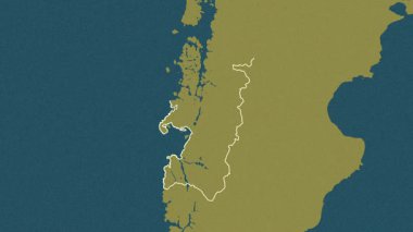 Aisen del General Carlos Ibanez del Campo - Şili bölgesi, çıkarıldı. Desen