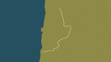 Antofagasta - Şili bölgesi, çıkarıldı. Desen