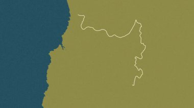 Los Rios - Şili bölgesi, çıkarıldı. Desen