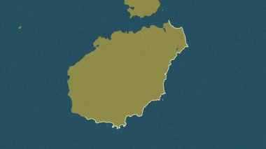 Hainan - Çin vilayeti, çıkarıldı. Desen