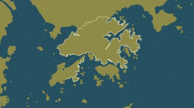 Hong Kong - Çin 'in özerk bölgesi, çıkarıldı. Desen