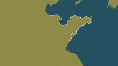 Shandong - Çin vilayeti, çıkarıldı. Desen