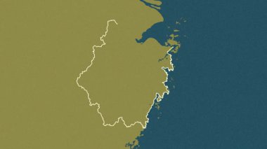 Zhejiang - Çin vilayeti, çıkarıldı. Desen