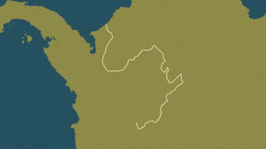 Antioquia - Kolombiya departmanı, çıkarıldı. Desen