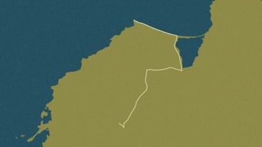 Atlantico - Kolombiya departmanı, çıkarıldı. Desen