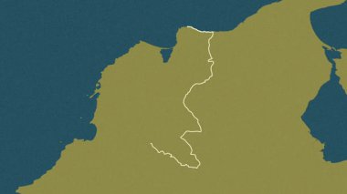 Magdalena - Kolombiya departmanı, çıkarıldı. Desen