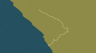 Kouilou - Kongo Cumhuriyeti bölgesi, çıkarıldı. Desen