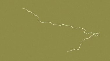 Nord-Ubangi - Demokratik Kongo Cumhuriyeti eyaleti, çıkarıldı. Desen