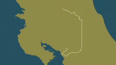 Alajuela - Kosta Rika ili, çıkarıldı. Desen