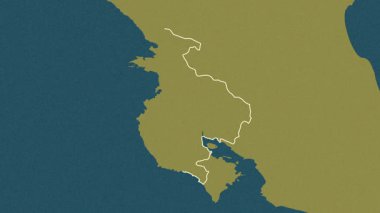 Guanacaste - Kosta Rika eyaleti, çıkarıldı. Desen