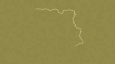 Sassandra-Marahoue - Fildişi Sahili Bölgesi, çıkarıldı. Desen