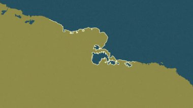 Holguin, Küba, çıkarıldı. Desen