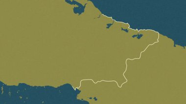 Las Tunas, Küba, çıkarıldı. Desen