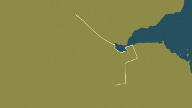 Dikhil - Cibuti bölgesi, çıkarıldı. Desen