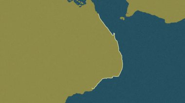 Obock - Cibuti bölgesi, çıkarıldı. Desen