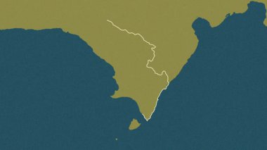 Pedernales, Dominicana, çıkarıldı. Desen