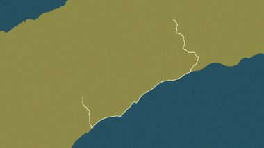 Covalima - Doğu Timor bölgesi, çıkarıldı. Desen