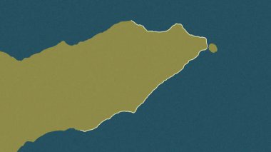 Lautem - Doğu Timor bölgesi, çıkarıldı. Desen