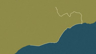 Viqueque - Doğu Timor bölgesi, çıkarıldı. Desen