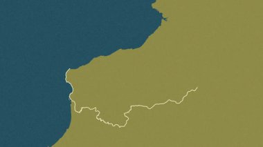 Esmeraldas, Ekvador, çıkarıldı. Desen