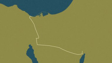 Shamal Sina, Mısır, çıkarıldı. Desen