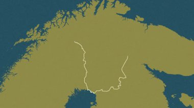 Laponya, Finlandiya, çıkarıldı. Desen