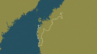 Ostrobothnia, Finlandiya, çıkarıldı. Desen