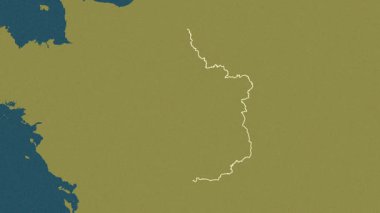 Merkez-Val de Loire, Fransa, çıkarıldı. Desen