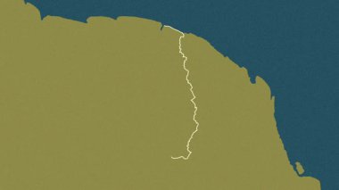 Saint-Laurent-du-Maroni, Fransız Guyanası, çıkarıldı. Desen