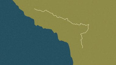 Abhazya, Gürcistan, çıkarıldı. Desen