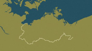 Mecklenburg-Vorpommern, Almanya, çıkarıldı. Desen