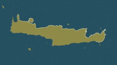 Girit, Yunanistan, çıkarıldı. Desen