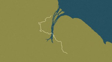 Essequibo Adaları, Guyana, çıkarıldı. Desen