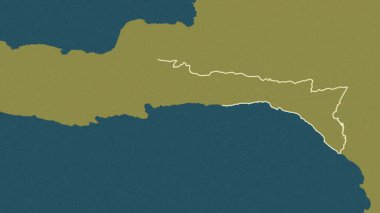 Sud-Est, Haiti, çıkarıldı. Desen