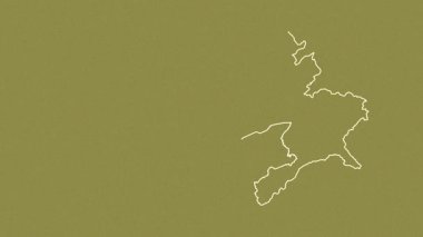 Arunachal Pradesh, Hindistan, çıkarıldı. Desen