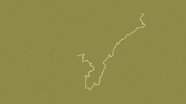 Assam, Hindistan, çıkarıldı. Desen